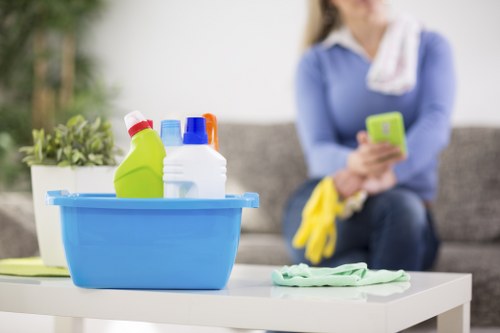 Commercial cleaning in an SE16 office space